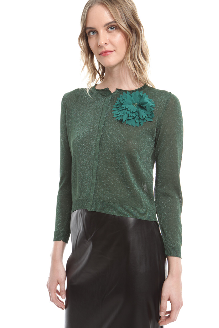 Cardigan lurex Diffusione Tessile Cardigan lurex Diffusione Tessile