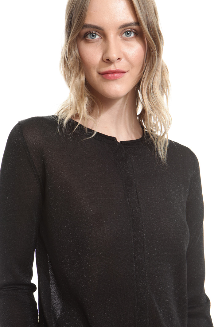 Cardigan lurex Diffusione Tessile Cardigan lurex Diffusione Tessile