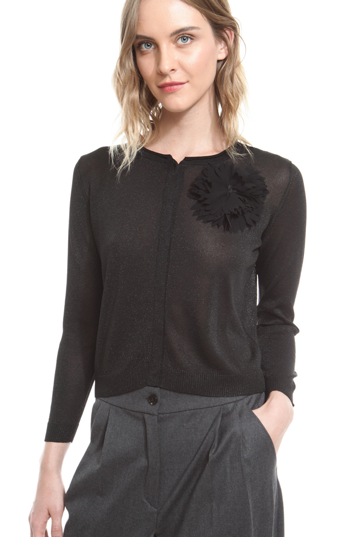 Cardigan lurex Diffusione Tessile Cardigan lurex Diffusione Tessile