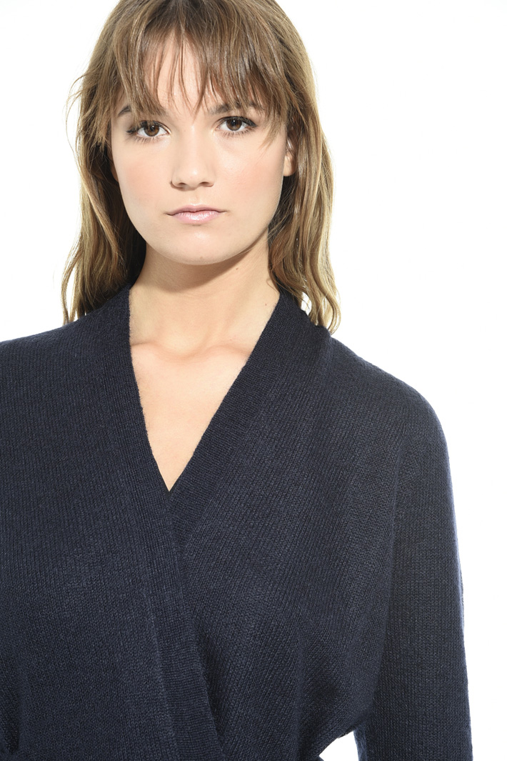 Cardigan lungo in lana Diffusione Tessile Cardigan lungo in lana Diffusione Tessile