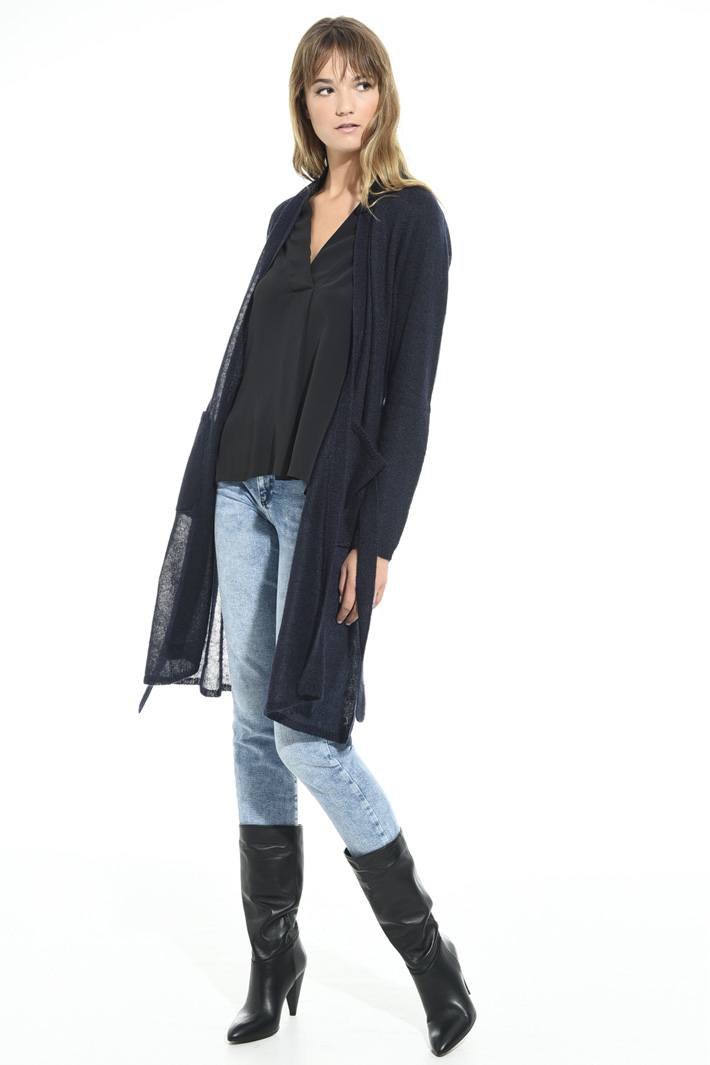 Cardigan lungo in lana Diffusione Tessile Cardigan lungo in lana Diffusione Tessile