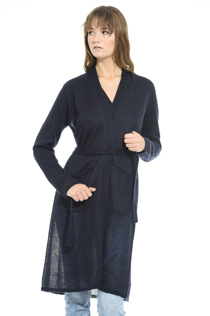 Cardigan lungo in lana Diffusione Tessile Cardigan lungo in lana Diffusione Tessile