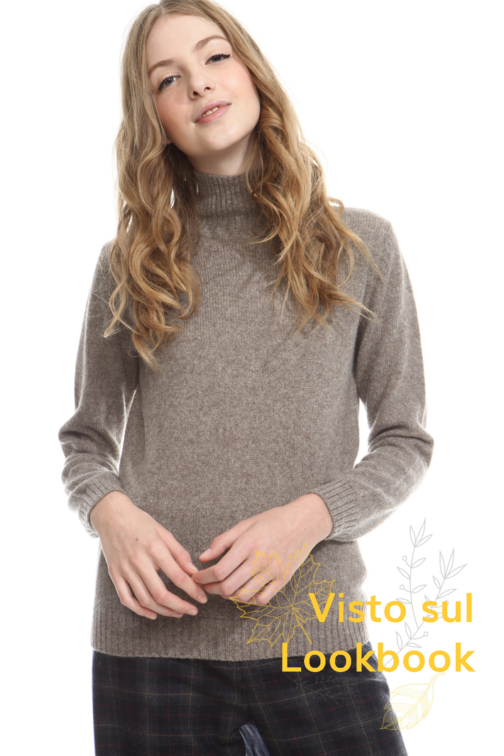 Maglia a collo alto in alpaca Diffusione Tessile Maglia a collo alto in alpaca Diffusione Tessile