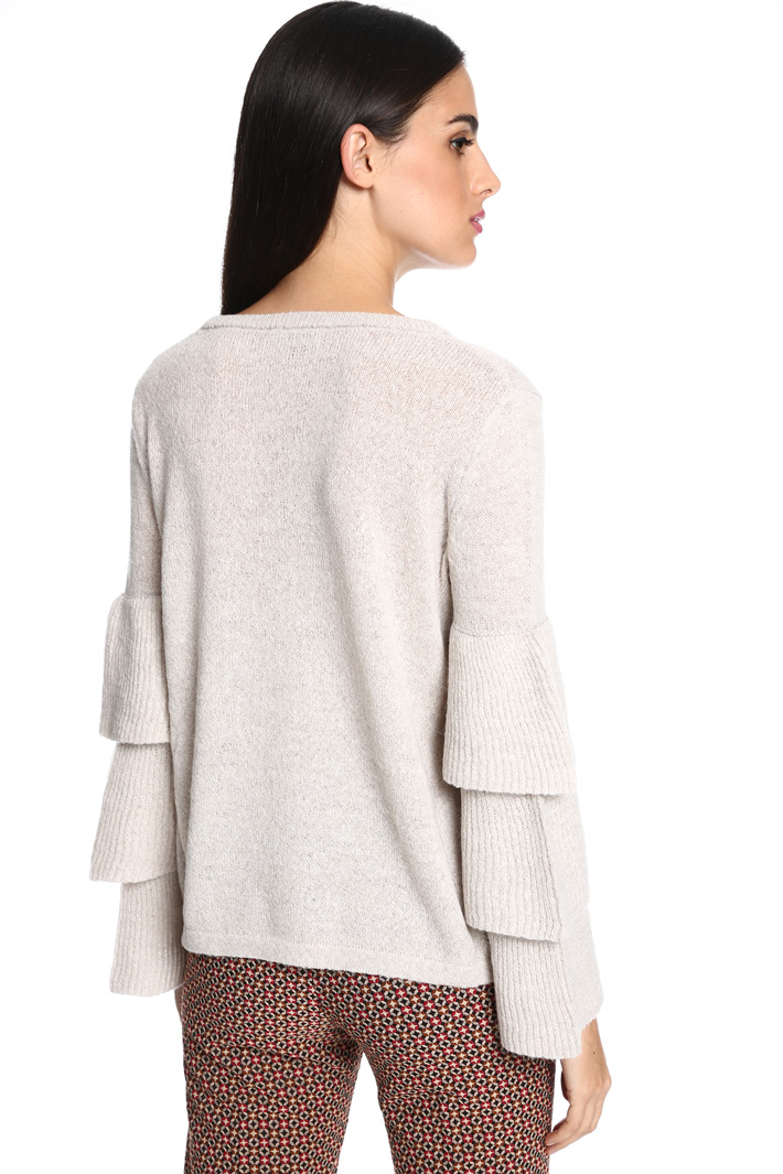 Maglia con maniche a balze Diffusione Tessile Maglia con maniche a balze Diffusione Tessile