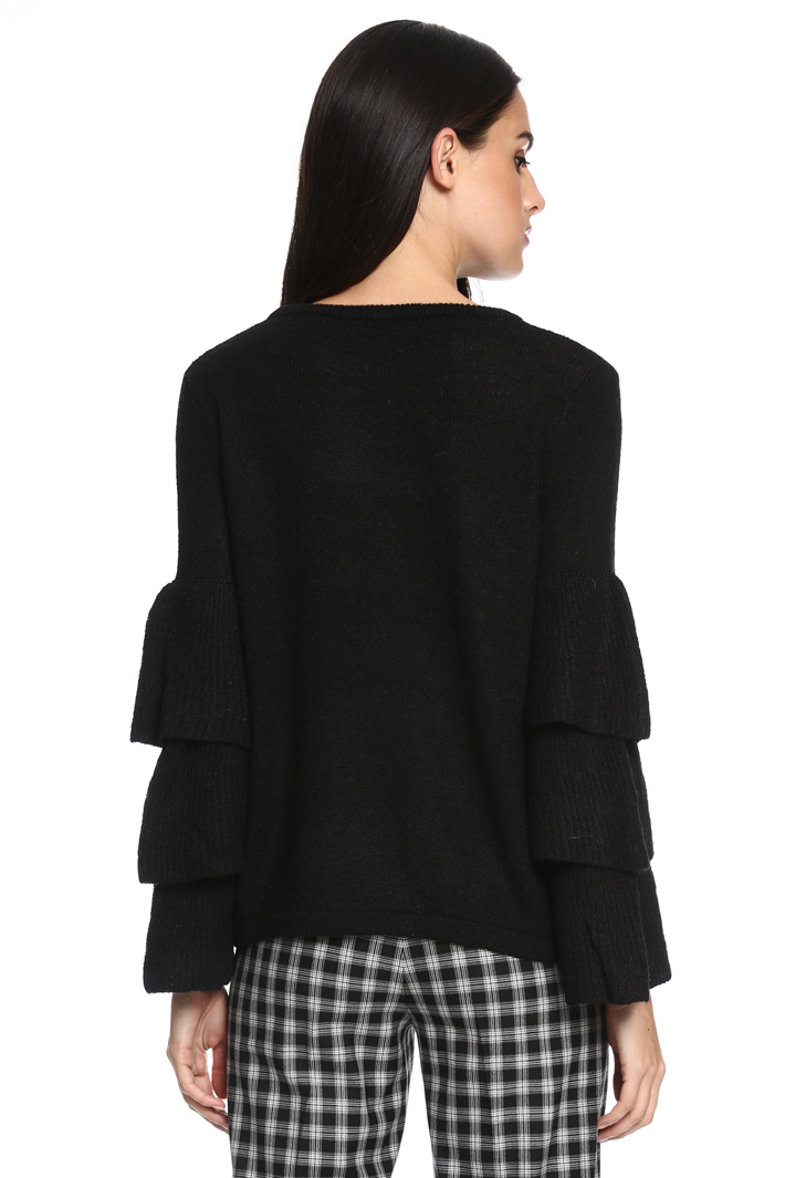 Maglia con maniche a balze Diffusione Tessile Maglia con maniche a balze Diffusione Tessile