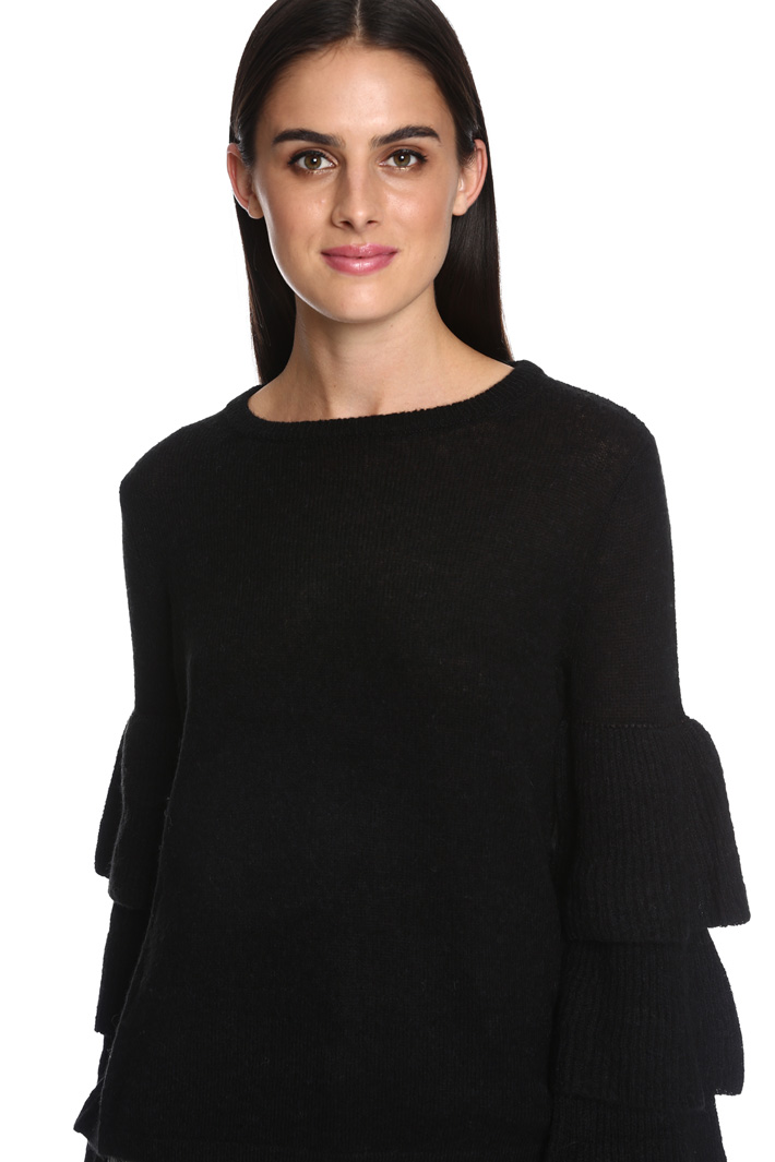 Maglia con maniche a balze Diffusione Tessile Maglia con maniche a balze Diffusione Tessile