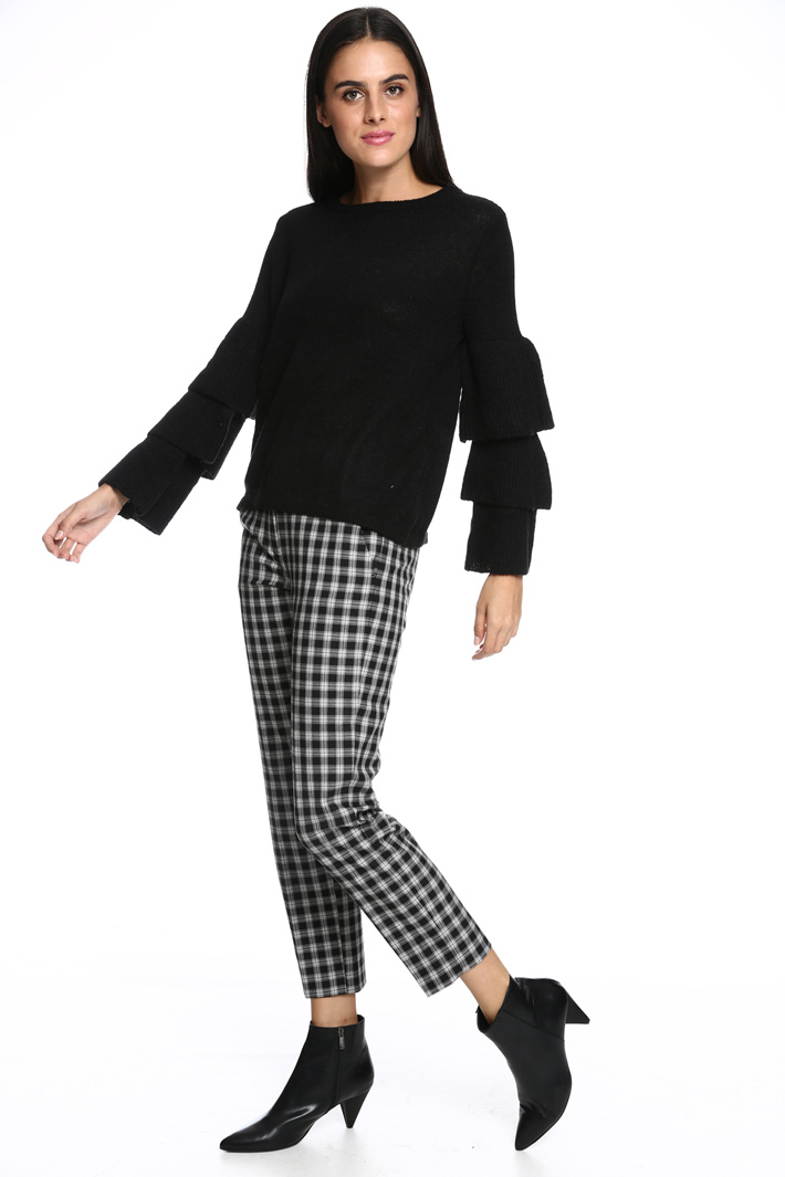 Maglia con maniche a balze Diffusione Tessile Maglia con maniche a balze Diffusione Tessile