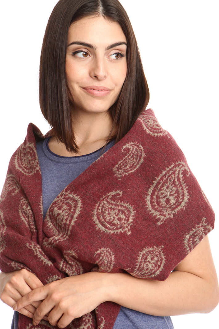 Sciarpa in cotone con frange Diffusione Tessile Sciarpa in cotone con frange Diffusione Tessile