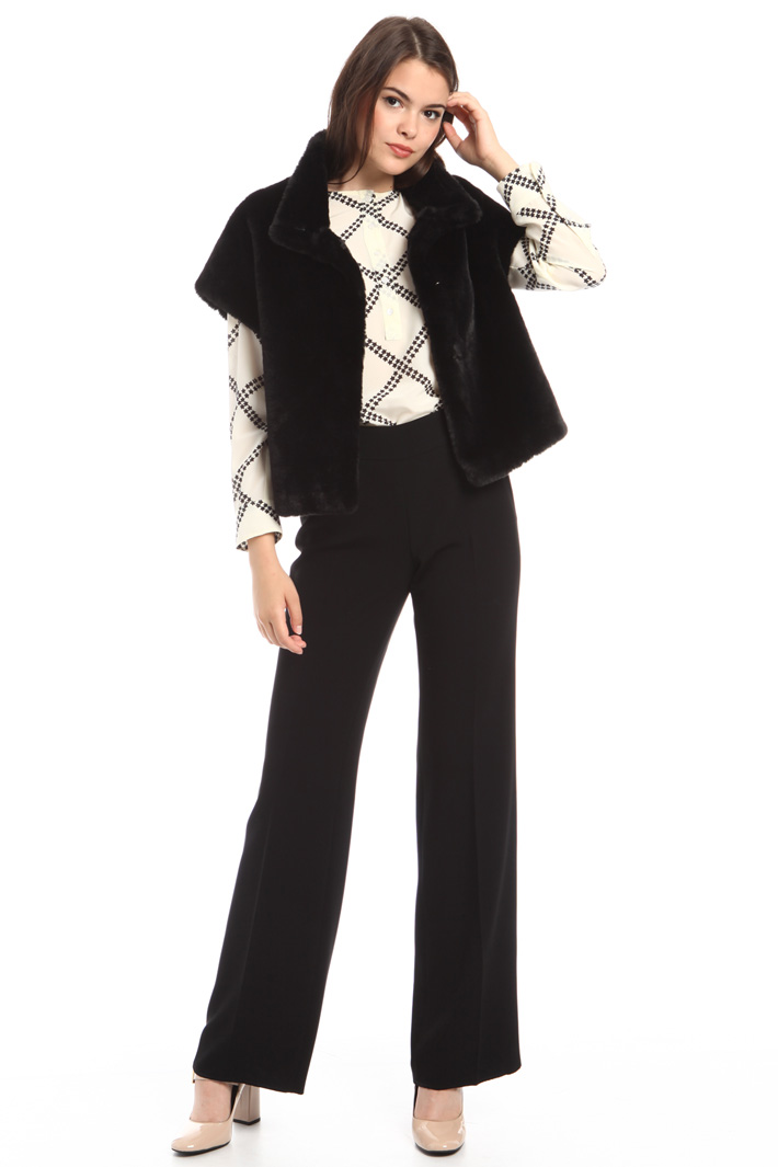 Faux-fur vest Diffusione Tessile Faux-fur vest Diffusione Tessile