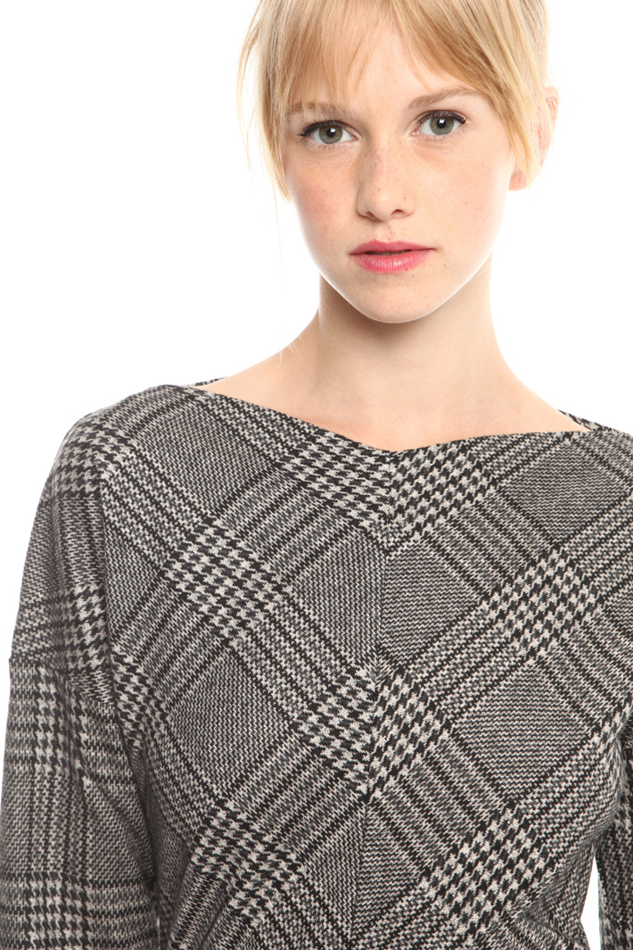 Yarn-dyed viscose sheath dress Diffusione Tessile Yarn-dyed viscose sheath dress Diffusione Tessile