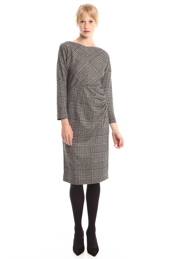 Yarn-dyed viscose sheath dress Diffusione Tessile Yarn-dyed viscose sheath dress Diffusione Tessile