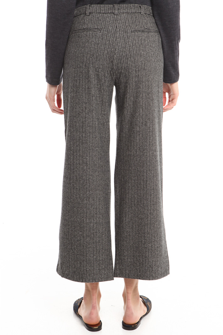 Pantaloni a righe in viscosa Diffusione Tessile Pantaloni a righe in viscosa Diffusione Tessile