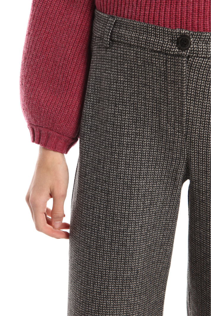 Pantaloni a righe in viscosa Diffusione Tessile Pantaloni a righe in viscosa Diffusione Tessile