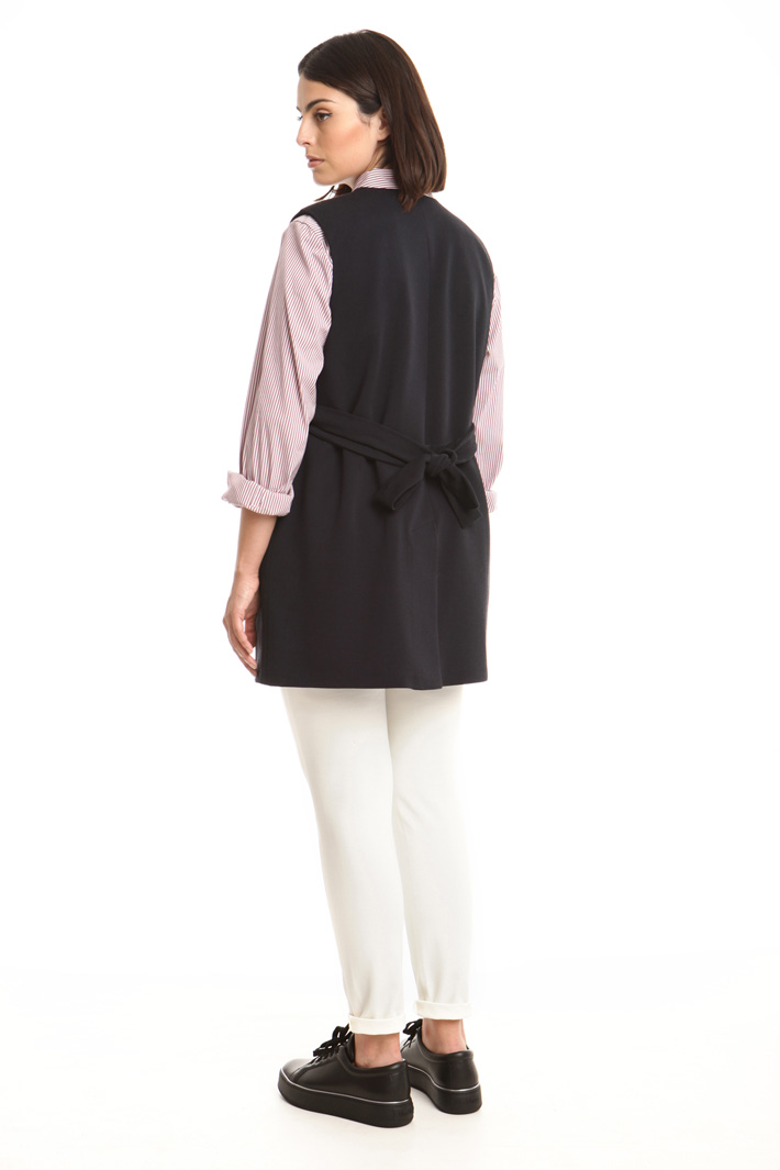 Gilet lungo in jersey Diffusione Tessile Gilet lungo in jersey Diffusione Tessile