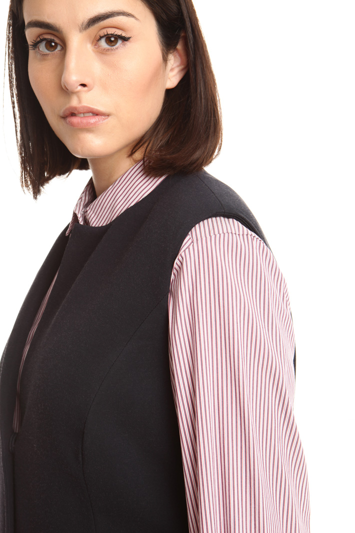 Gilet lungo in jersey Diffusione Tessile Gilet lungo in jersey Diffusione Tessile