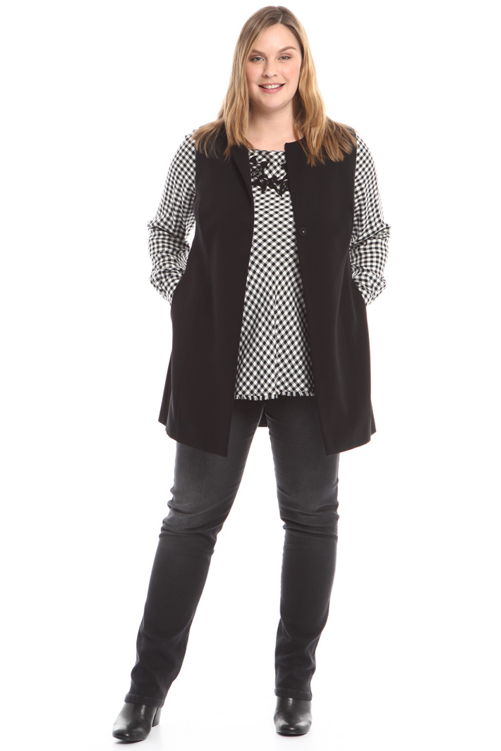 Gilet lungo in jersey Diffusione Tessile Gilet lungo in jersey Diffusione Tessile