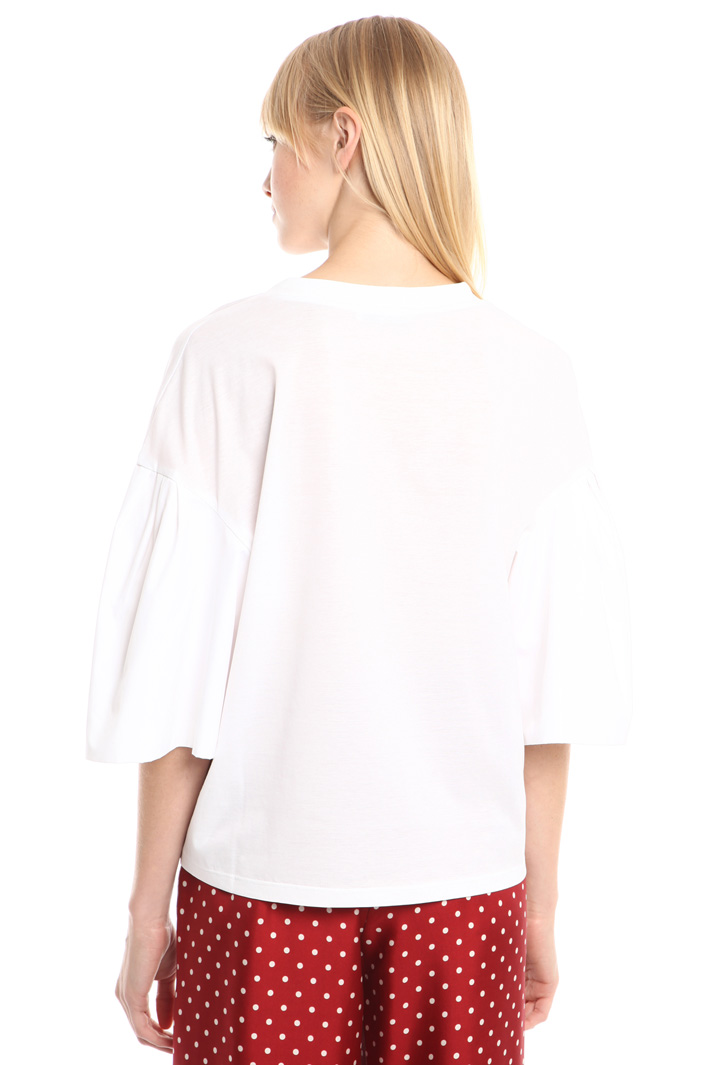 Top con maniche a corolla Diffusione Tessile Top con maniche a corolla Diffusione Tessile