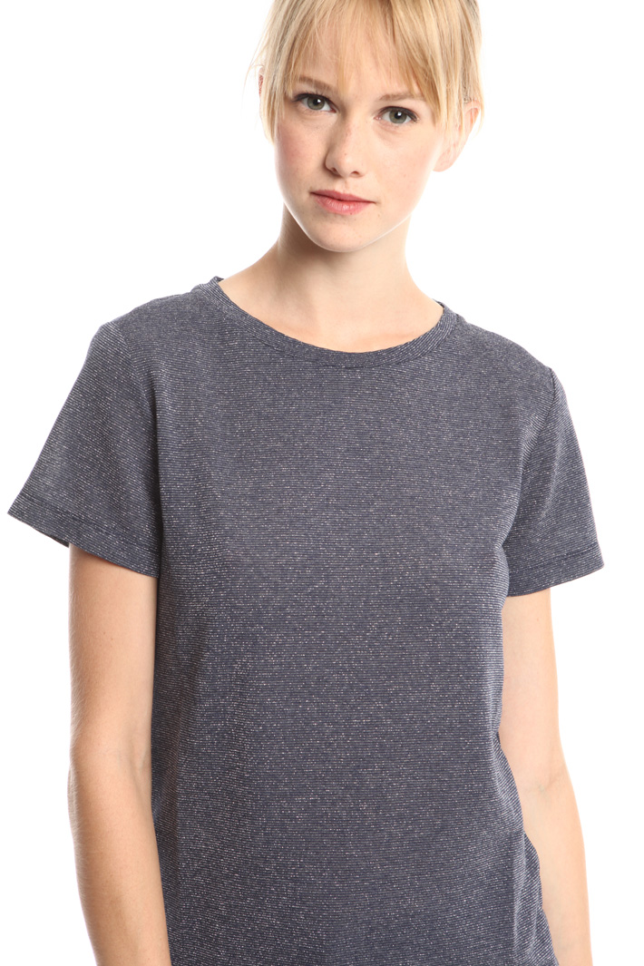 T-shirt in viscosa lurex Diffusione Tessile T-shirt in viscosa lurex Diffusione Tessile