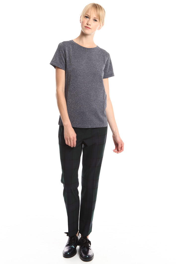 T-shirt in viscosa lurex Diffusione Tessile T-shirt in viscosa lurex Diffusione Tessile