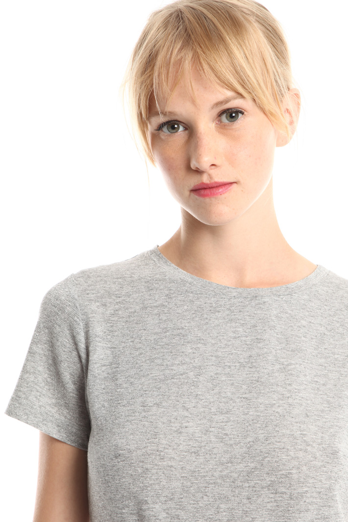 T-shirt in viscosa lurex Diffusione Tessile T-shirt in viscosa lurex Diffusione Tessile