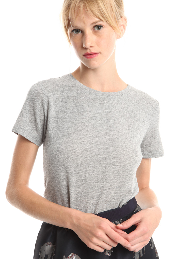 T-shirt in viscosa lurex Diffusione Tessile T-shirt in viscosa lurex Diffusione Tessile