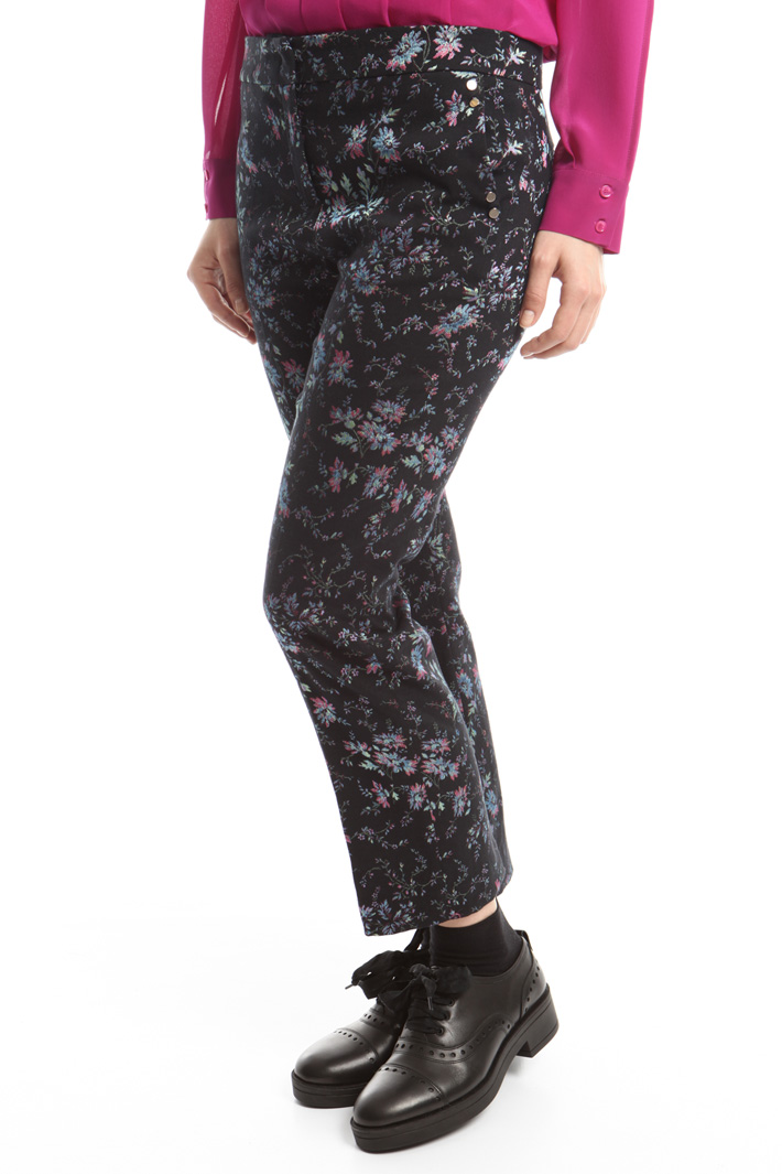 Pantalone in jacquard stretch Diffusione Tessile Pantalone in jacquard stretch Diffusione Tessile