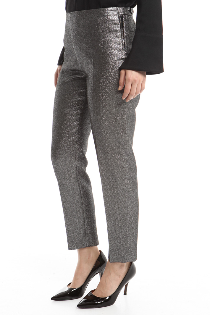 Pantaloni in cady lurex Diffusione Tessile Pantaloni in cady lurex Diffusione Tessile