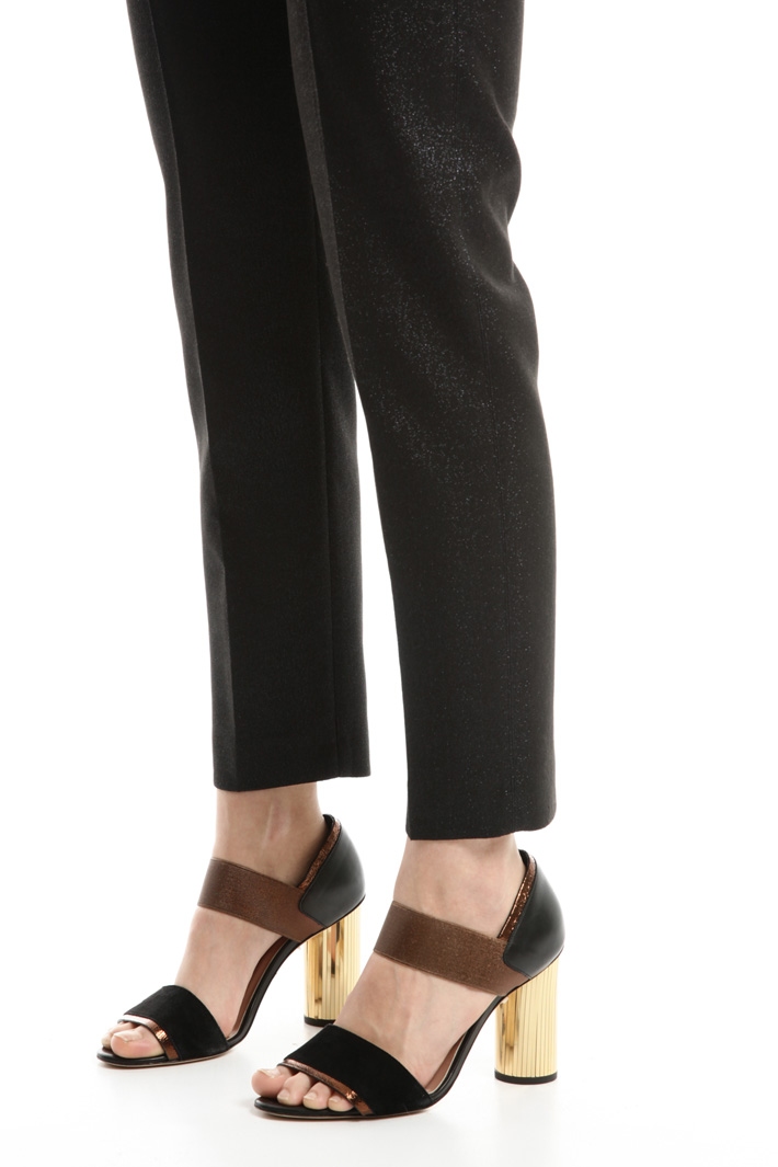 Pantaloni in cady lurex Diffusione Tessile Pantaloni in cady lurex Diffusione Tessile