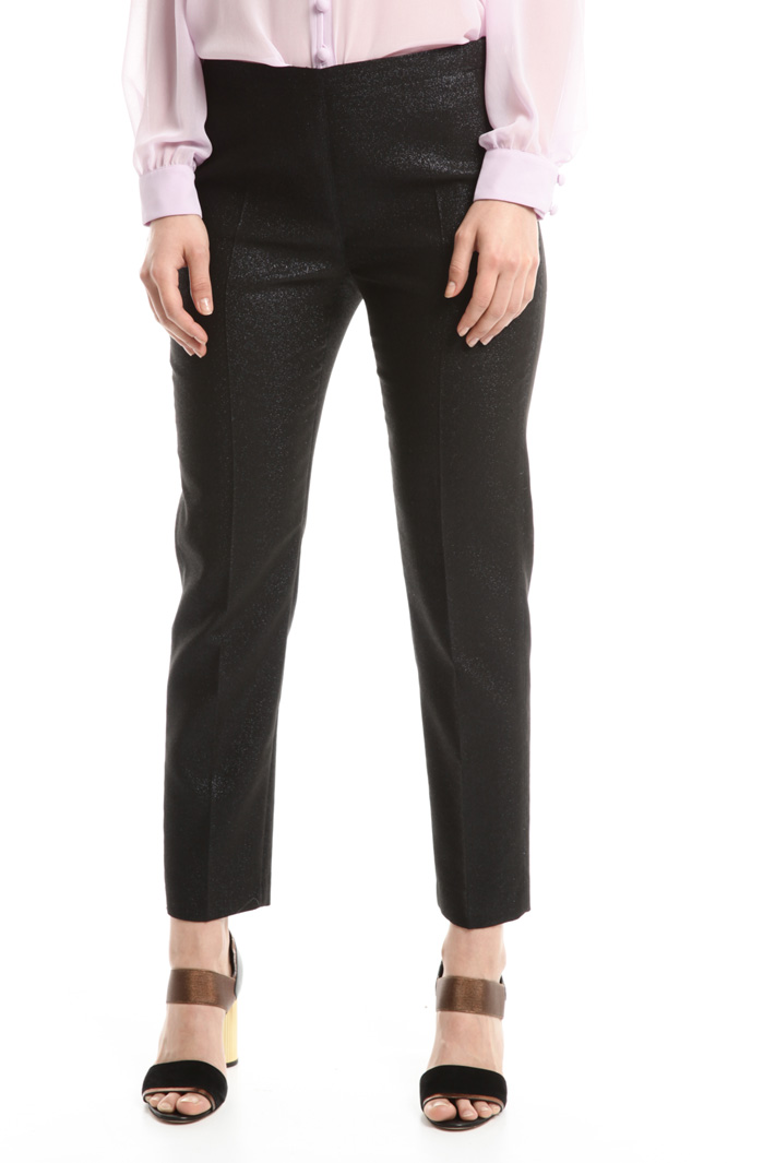 Pantaloni in cady lurex Diffusione Tessile Pantaloni in cady lurex Diffusione Tessile