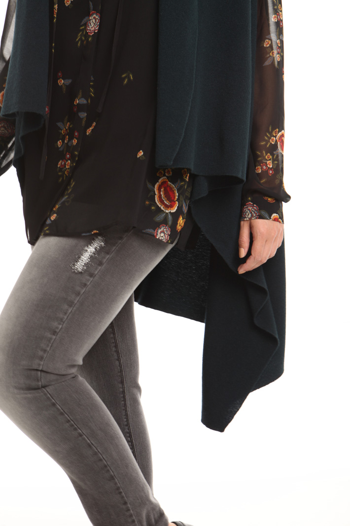 Gilet lungo in cashmere Diffusione Tessile Gilet lungo in cashmere Diffusione Tessile