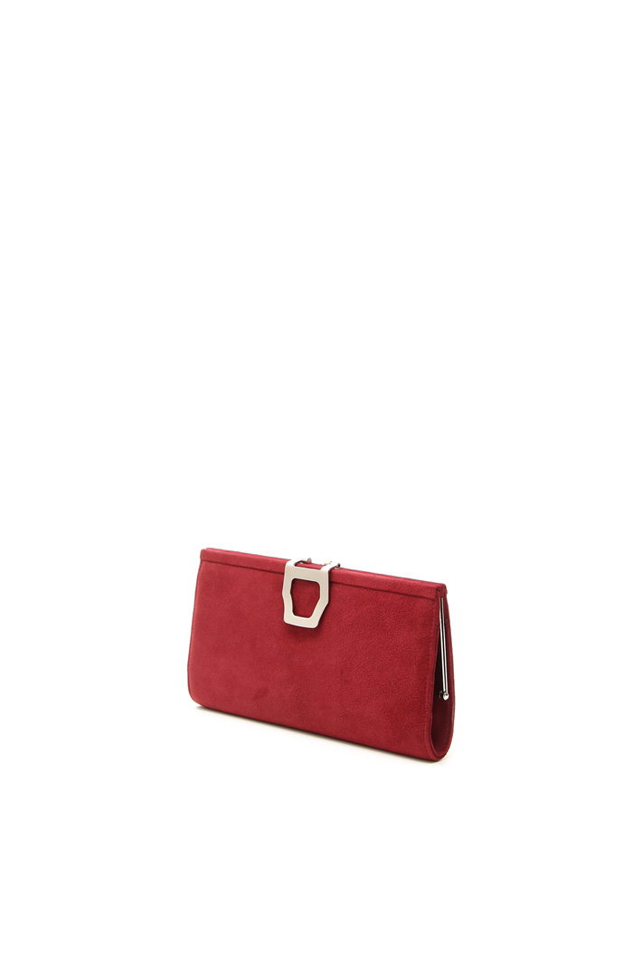 Clutch in pelle scamosciata Diffusione Tessile Clutch in pelle scamosciata Diffusione Tessile