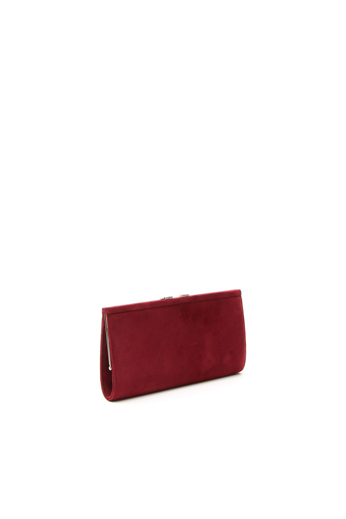 Clutch in pelle scamosciata Diffusione Tessile Clutch in pelle scamosciata Diffusione Tessile