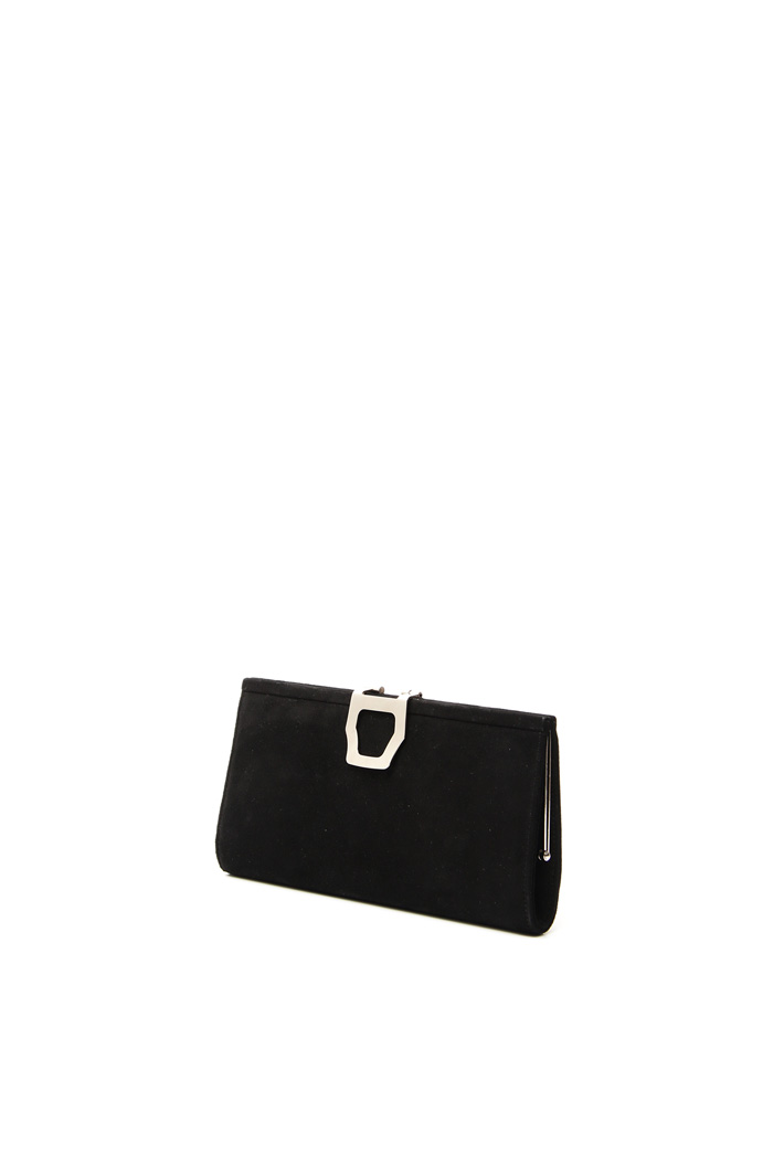 Clutch in pelle scamosciata Diffusione Tessile Clutch in pelle scamosciata Diffusione Tessile