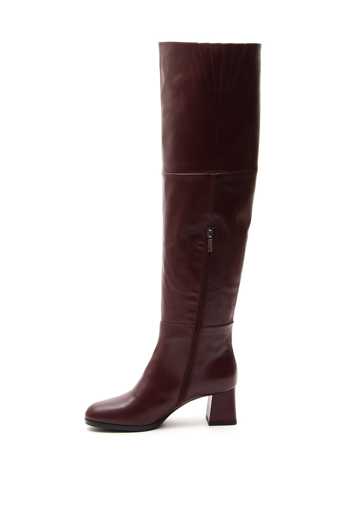 Cuissard boots in leather Diffusione Tessile Cuissard boots in leather Diffusione Tessile
