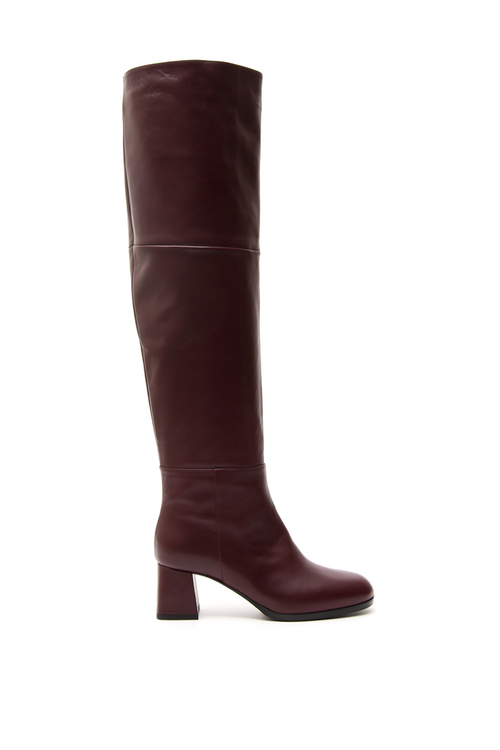 Cuissard boots in leather Diffusione Tessile Cuissard boots in leather Diffusione Tessile