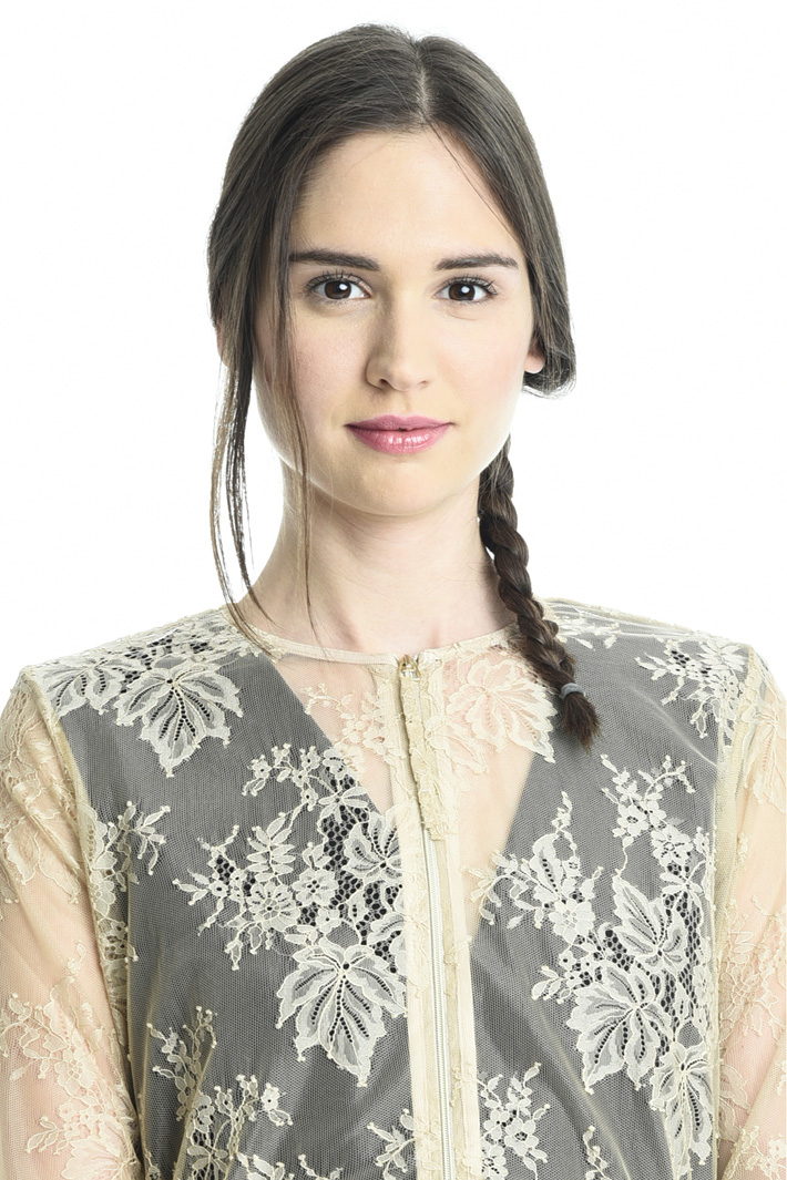 Giacca in tulle e pizzo Diffusione Tessile Giacca in tulle e pizzo Diffusione Tessile
