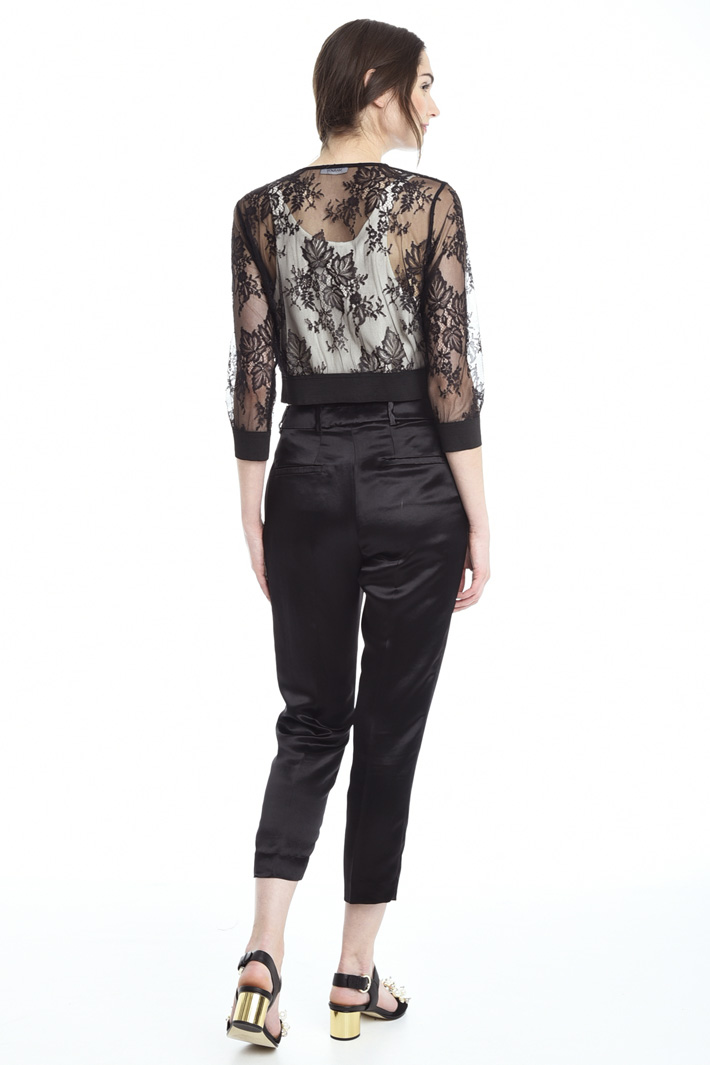 Giacca in tulle e pizzo Diffusione Tessile Giacca in tulle e pizzo Diffusione Tessile