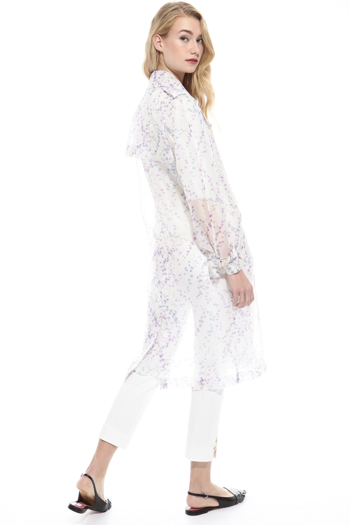 Printed organza trench Intrend Printed organza trench Intrend
