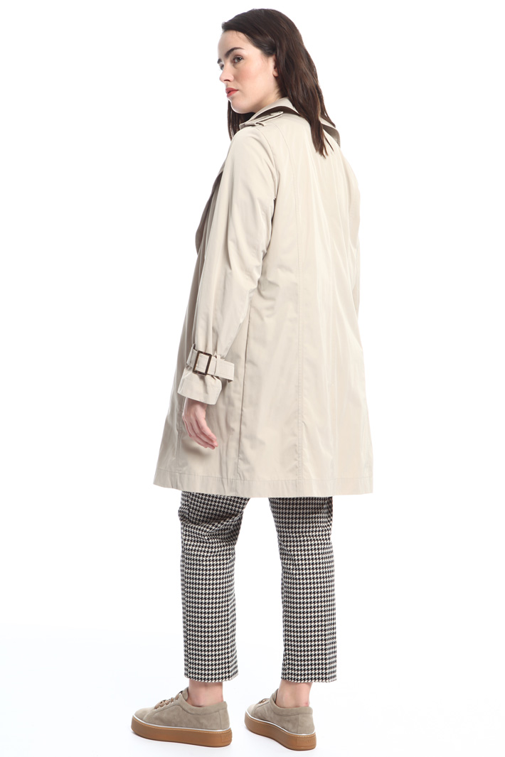 Trench in technical fabric Diffusione Tessile Trench in technical fabric Diffusione Tessile