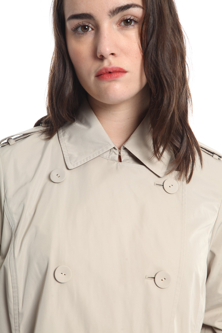 Trench in technical fabric Diffusione Tessile Trench in technical fabric Diffusione Tessile