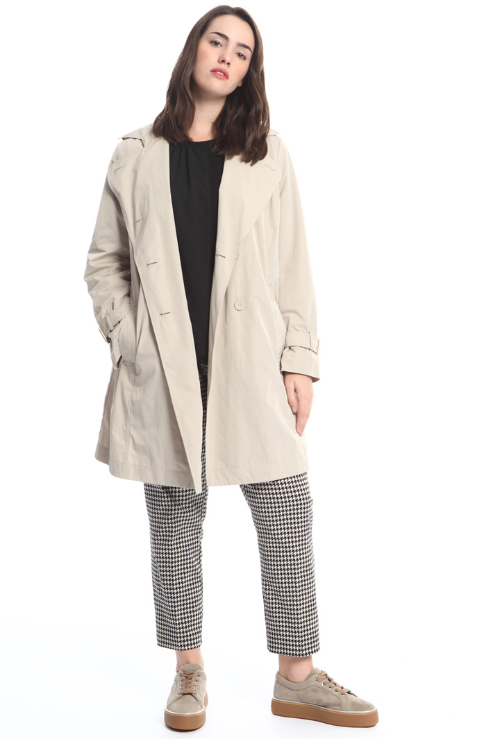 Trench in technical fabric Diffusione Tessile Trench in technical fabric Diffusione Tessile