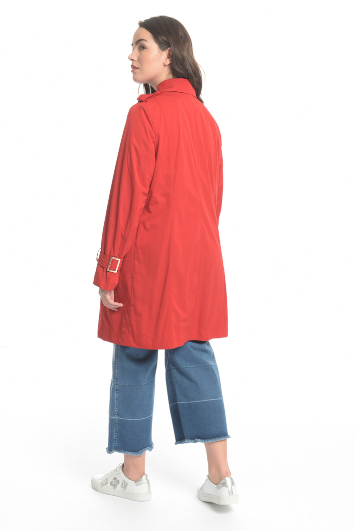 Trench in technical fabric Diffusione Tessile Trench in technical fabric Diffusione Tessile