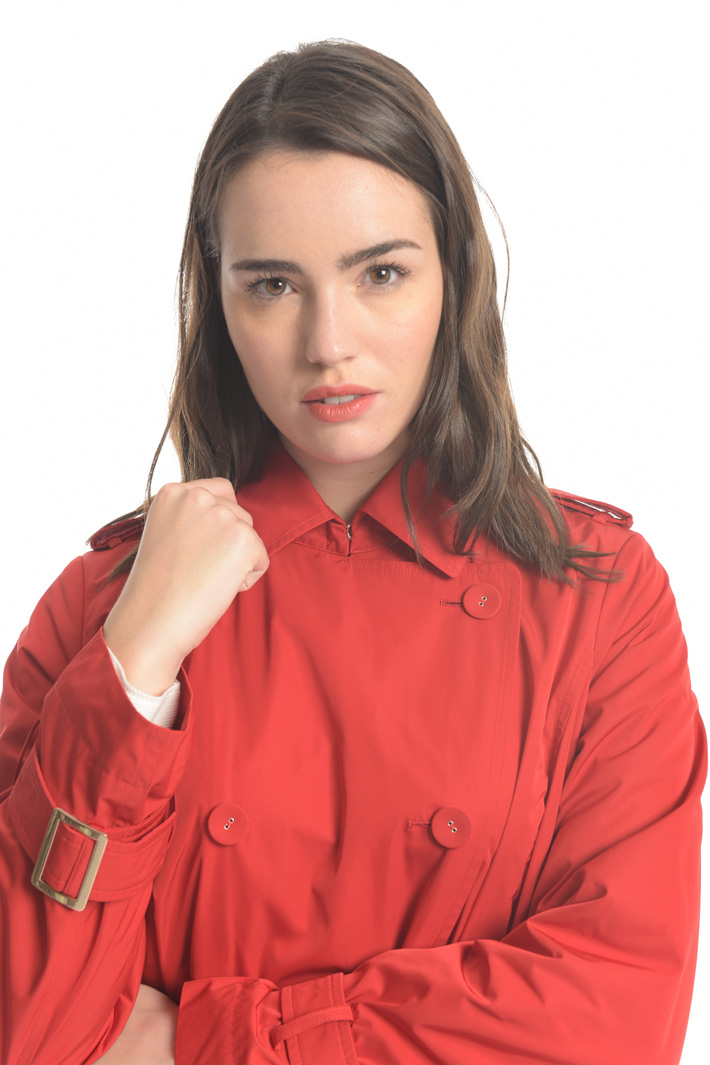 Trench in technical fabric Diffusione Tessile Trench in technical fabric Diffusione Tessile