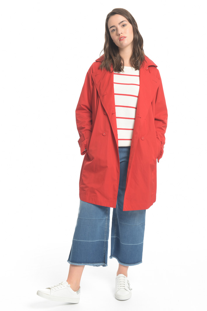 Trench in technical fabric Diffusione Tessile Trench in technical fabric Diffusione Tessile