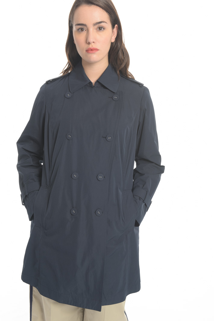 Trench in technical fabric Diffusione Tessile Trench in technical fabric Diffusione Tessile