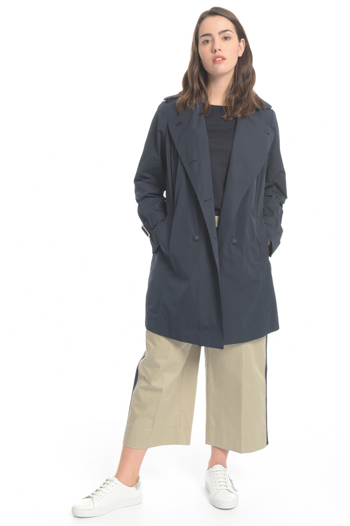 Trench in technical fabric Diffusione Tessile Trench in technical fabric Diffusione Tessile