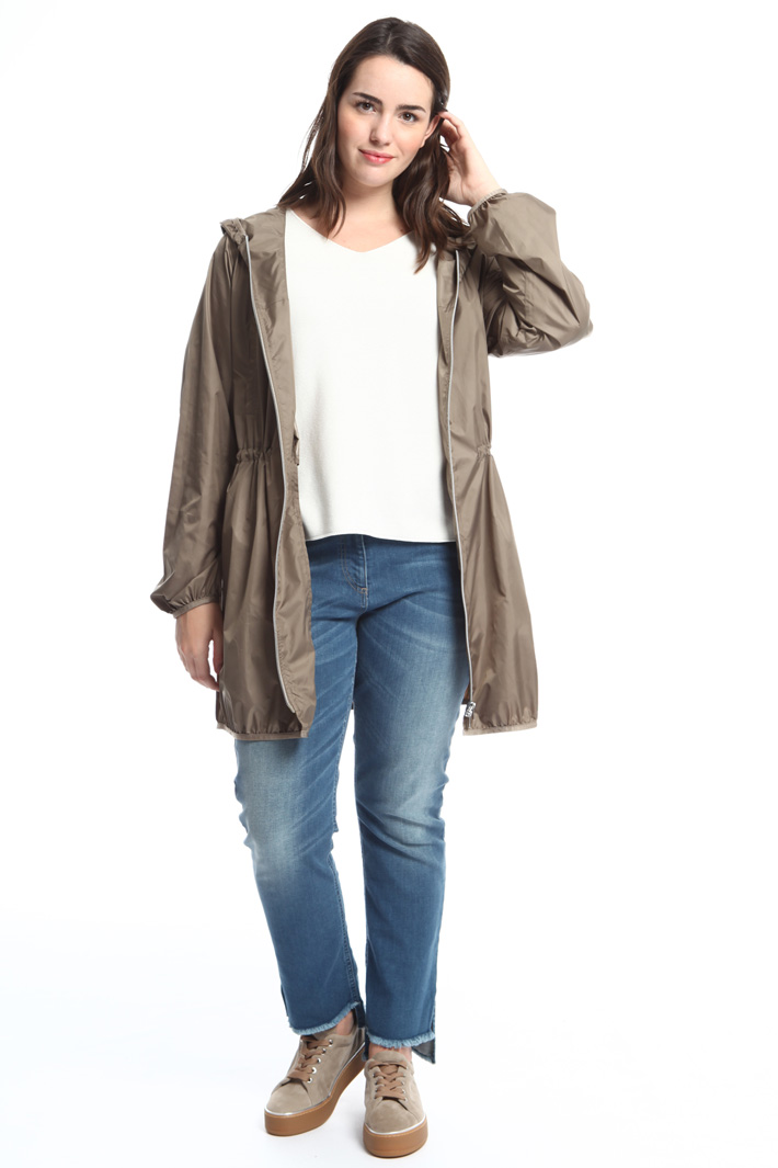 Lightweight canvas rain coat Diffusione Tessile Lightweight canvas rain coat Diffusione Tessile