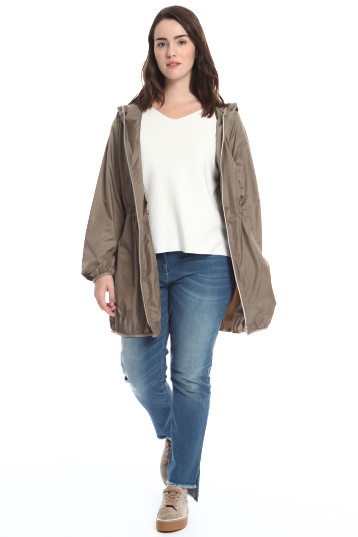 Lightweight canvas rain coat Diffusione Tessile Lightweight canvas rain coat Diffusione Tessile