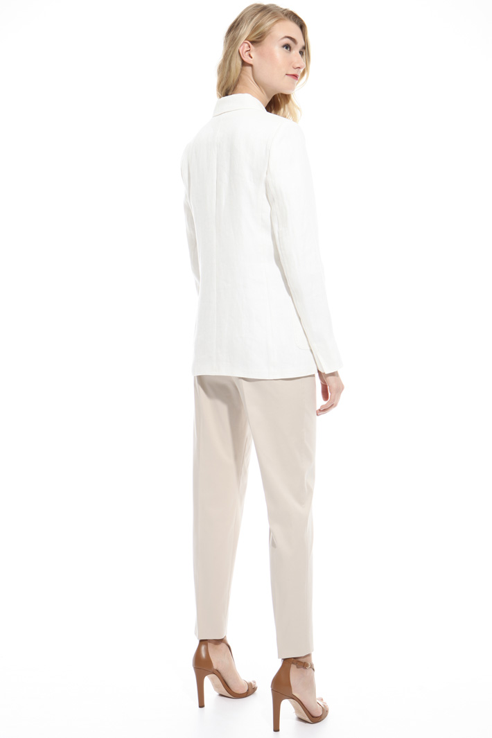 Linen double-breast jacket Intrend Linen double-breast jacket Intrend