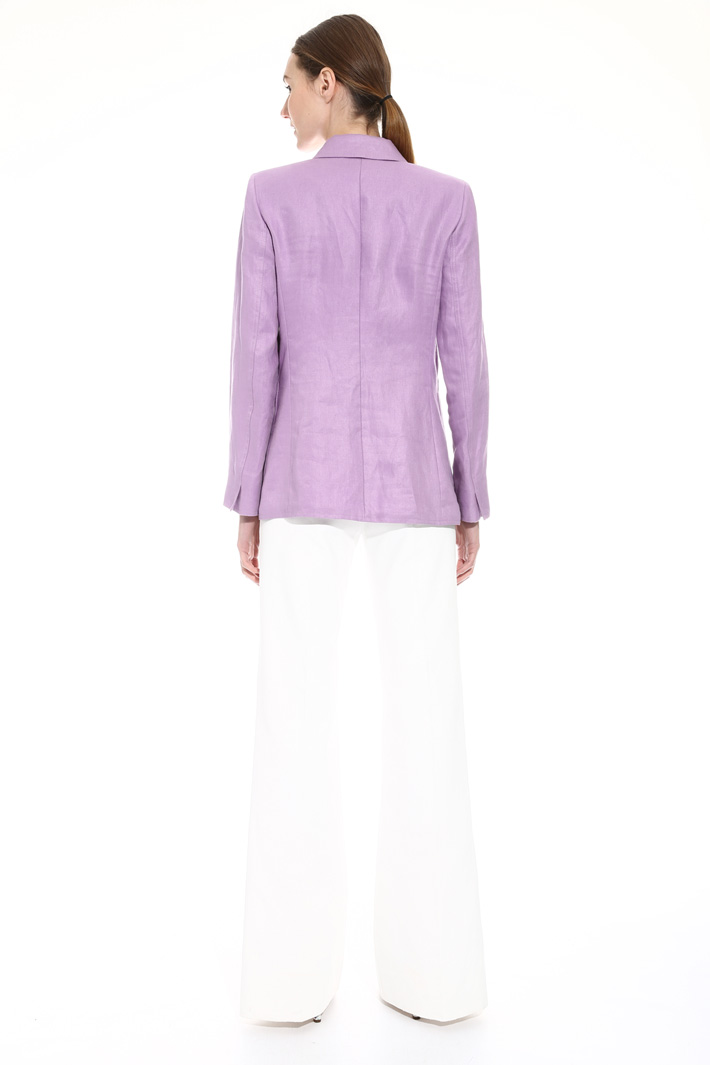 Linen double-breast jacket Intrend Linen double-breast jacket Intrend